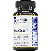 Premier Research Labs XenoStat - Thyroid Supplement, Thyroid Support for Women & Men, Iodine Supplement, Hormone Support, Thyroid Support Complex Supplement - 90 Capsules