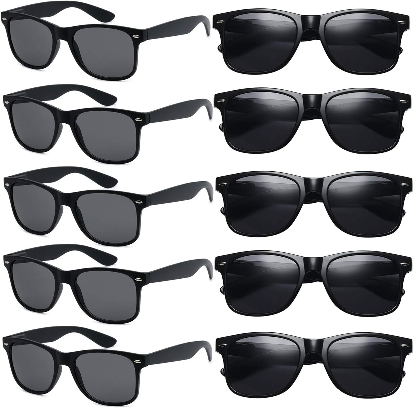 Wholesale Sunglasses Bulk for Adults Party Favors Retro Classic Shades 10 Pack