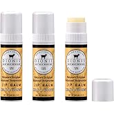 Dionis Goat Milk Lip Balm 3 Piece Set - Milk and Honey