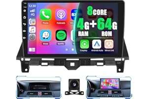 5Ghz WiFi 8Core 4+64GB Android 15 Radio for Honda Accord 8th 2008-2012 Car Stereo with Wireless Carplay Android Auto,5.0 Blue