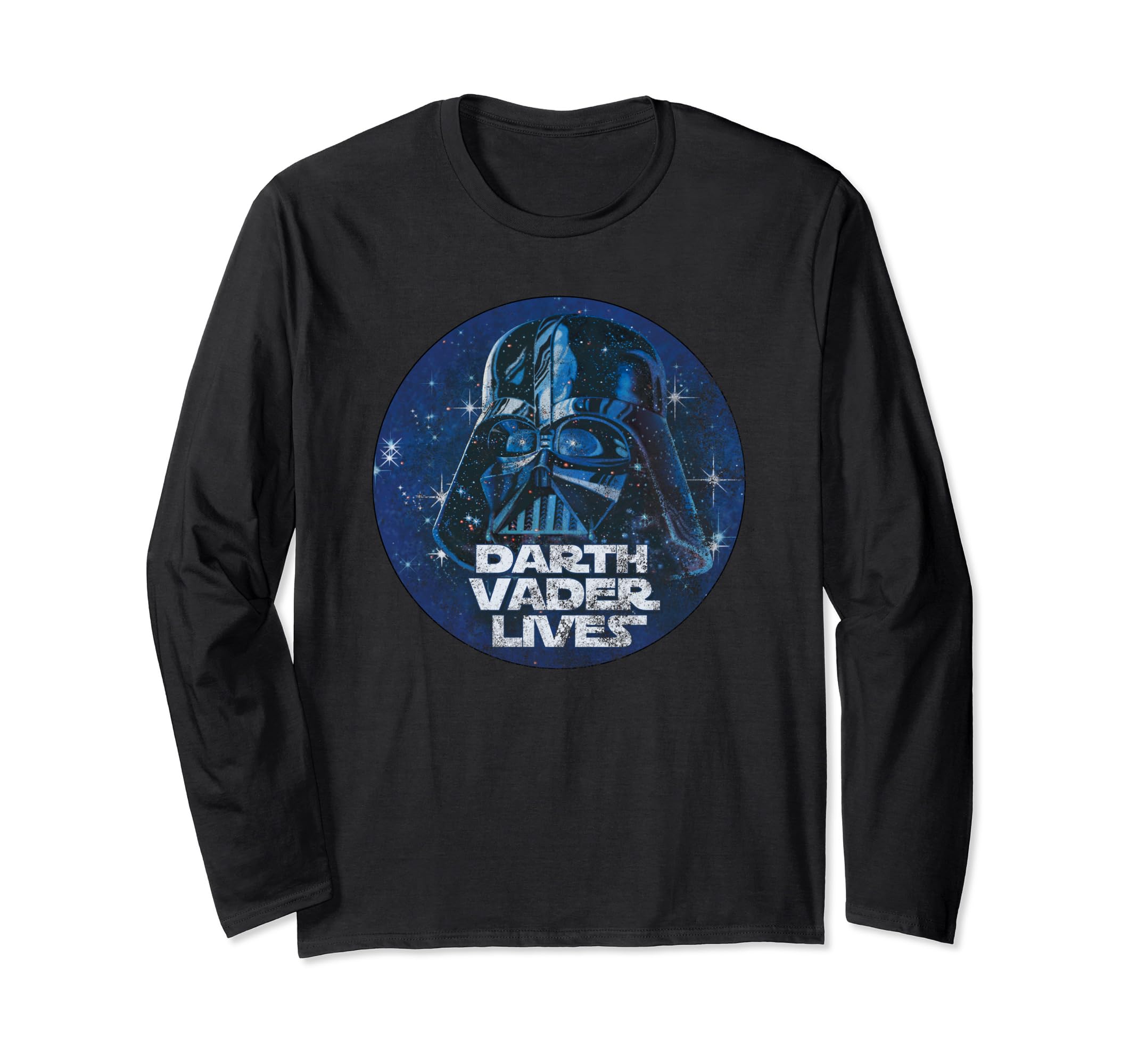 Star Wars Darth Vader Lives Helmet Circle Long Sleeve T-Shirt