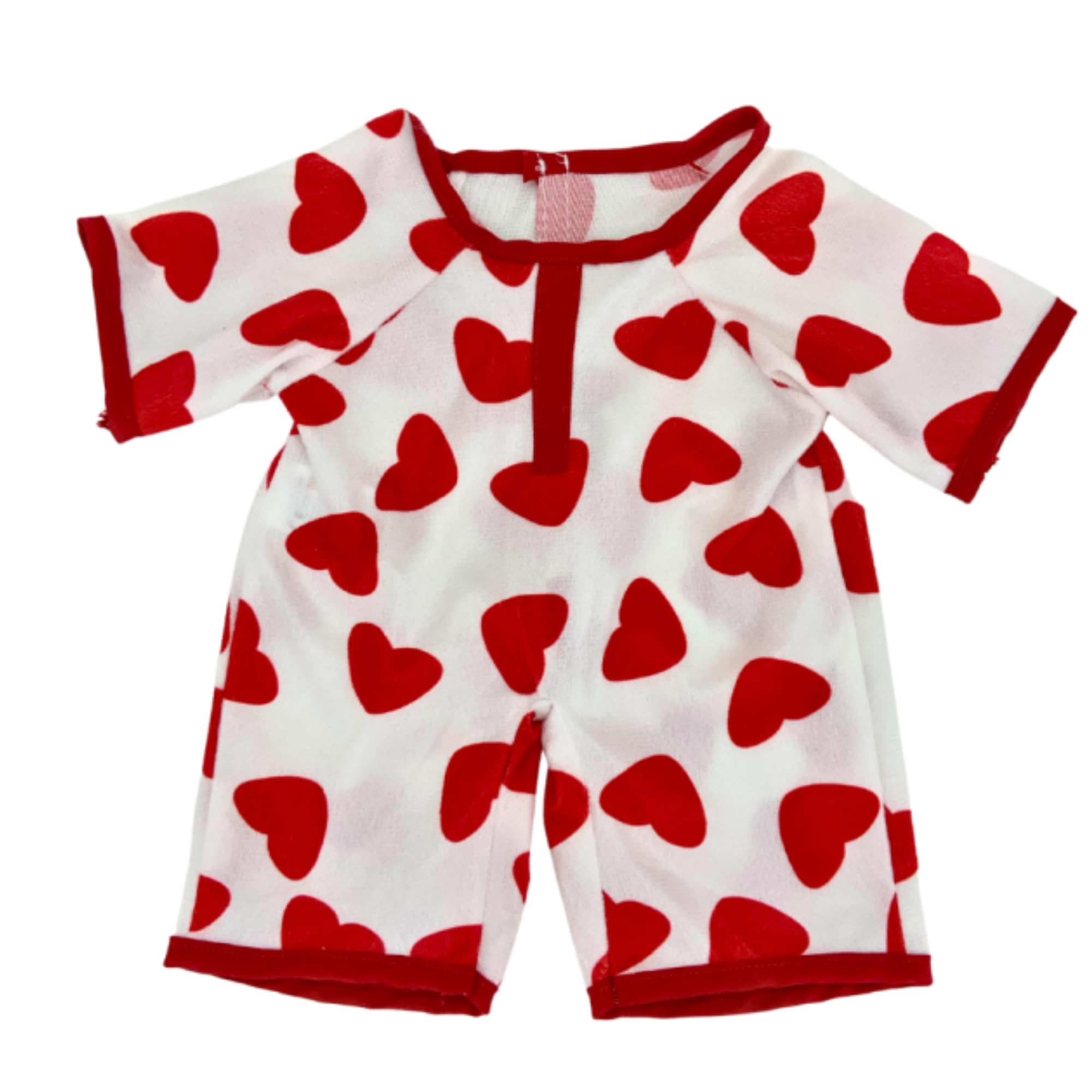 Heart Sleeper All-in-one Pyjamas - 16"/40cm- Teddy Bear Clothes - fits Build a Bear Teddies