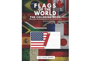 Flags of the World: The Coloring Book: Challenge your knowledge of the country flags!