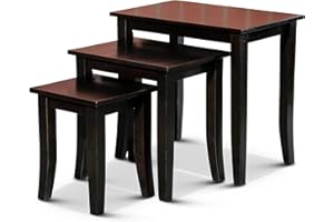 DTY Avon 3-Piece Nesting Tables Indoor Living Furniture Collection - Espresso