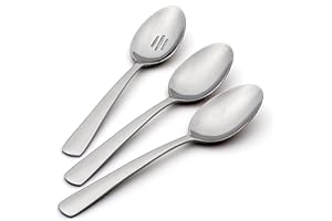 Oneida H084003F Aptitude Everyday Flatware Serving Spoons, Set of 3