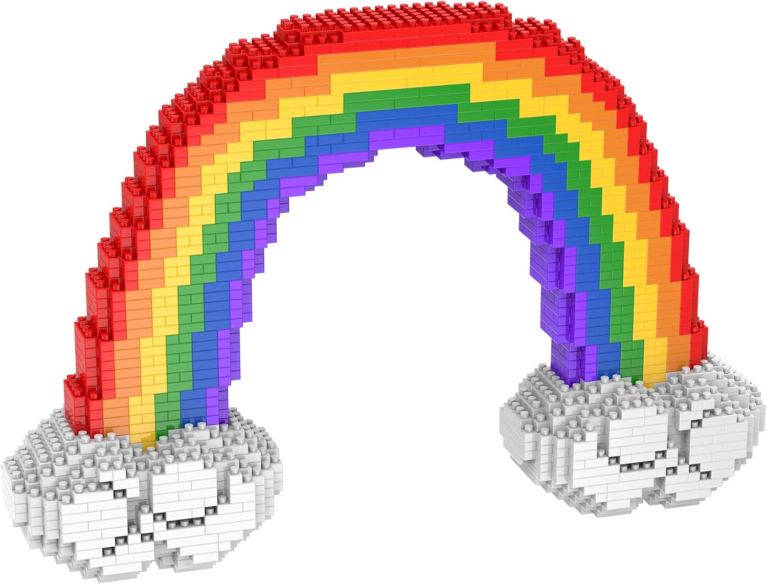 FOCO Officially Licensed Rainbow Arch BRXLZ 3D Bricks Construction Toy Model - Image 4