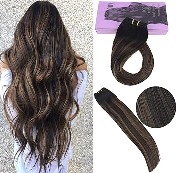 Amazon Com Vesunny 7a Grade Clip In Hair Extensions Human Hair