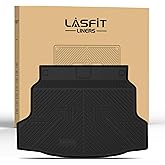 LASFIT Trunk Mat for Honda Civic Hatchback Sport 2017-2021, All Weather TPE Custom Fit Trunk Liner Trunk Tray Cargo Mat Cargo Liner Cargo Tray (Not for Sport Touring)
