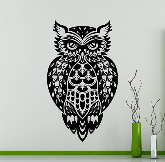 Owl Wall Vinyl Decal Birds Owls Sticker Home Art Interior