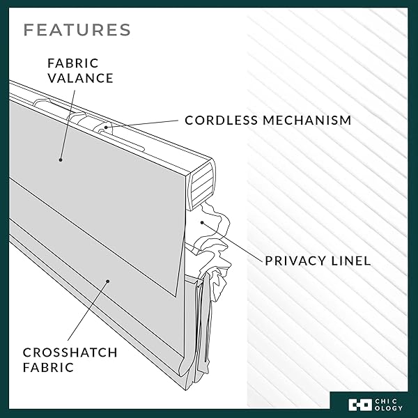 CHICOLOGY ROMAN SHADES FOR WINDOWS, WINDOW TREATMENTS, ROMAN SHADES, ROMAN WINDOW SHADES, ROOM DARKENING SHADES, WINDOW SHADES, 30″ W X 72″ H, BELGIAN FLAX (PRIVACY & LIGHT FILTERING)