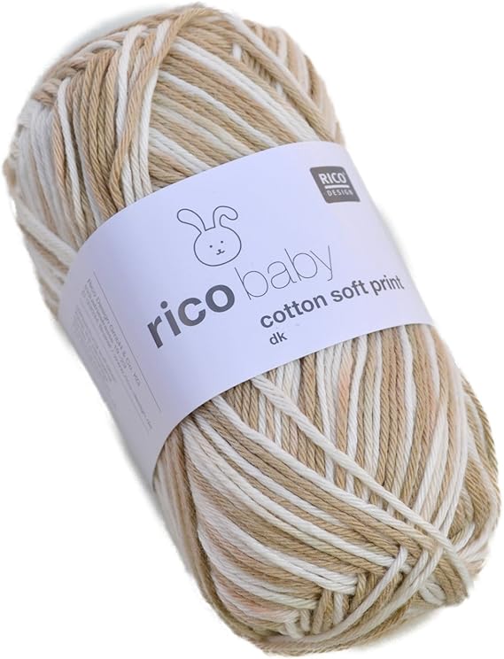 Rico Baby cotton soft print Babywolle dk Farbe 09 Wolle zum Stricken