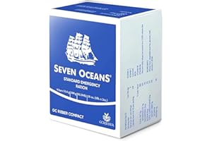 Seven Oceans Emergency Compact Food Ration – 2400 kcal 72-Hour Survival Food Bars, Ready-to-Eat Emergency Disaster & Lifeboat