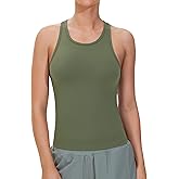 THE GYM PEOPLE Racerback Workout Tank Tops for Women Slim Fit Sleeveless Basic Athletic Running Yoga Shirts