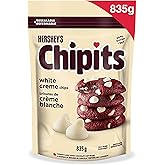 CHIPITS Hershey's Chocolate Chips for Baking, Baking Ingredients, Baking Chocolate, Pure White Creme, 835g