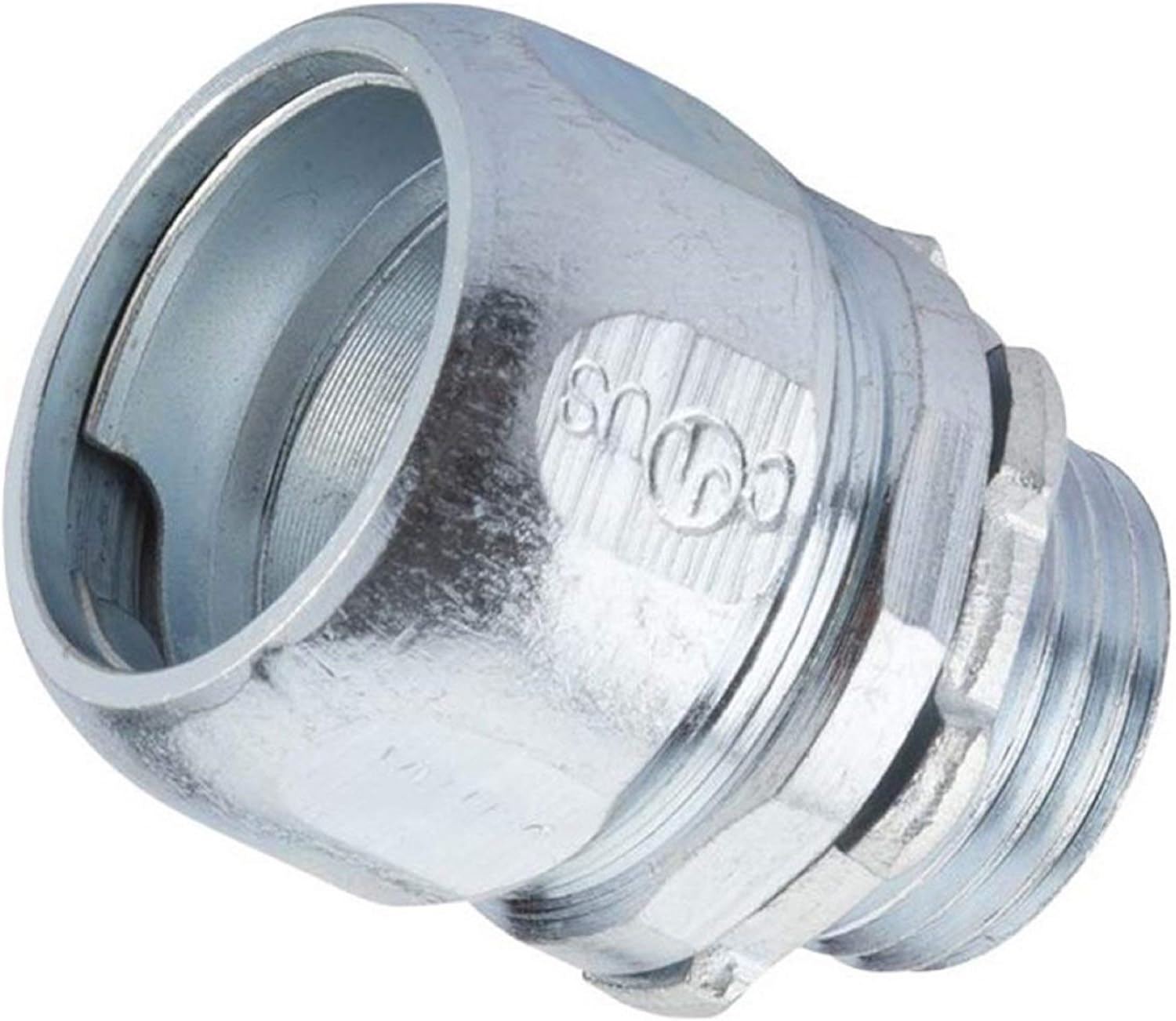 2 Pack Halex Rigid 1/2Inch Steel Compression Connector 26351 Wire