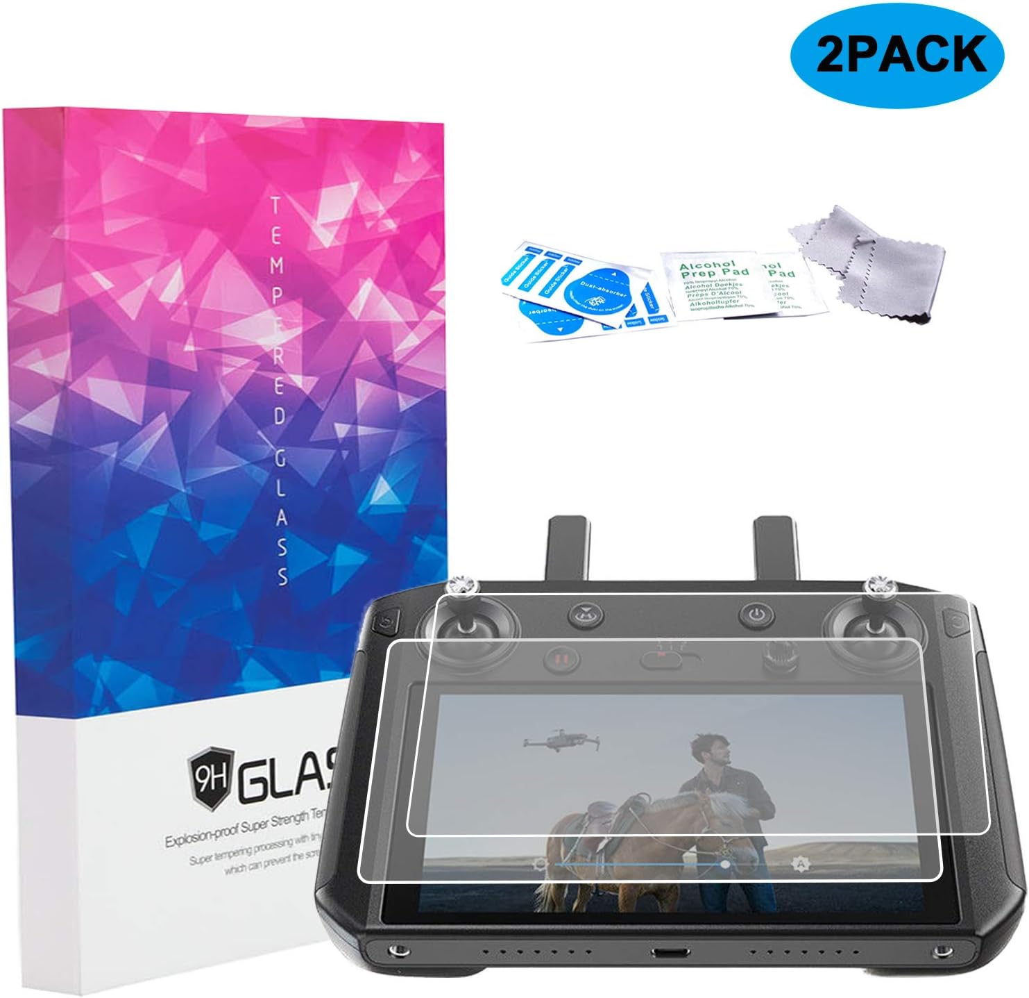 Amazon Com Skyreat 2 Pack Screen Protector Compatible Dji Smart