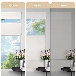 MoDanCeQ Blackout Light Filtering Cordless Top Down
