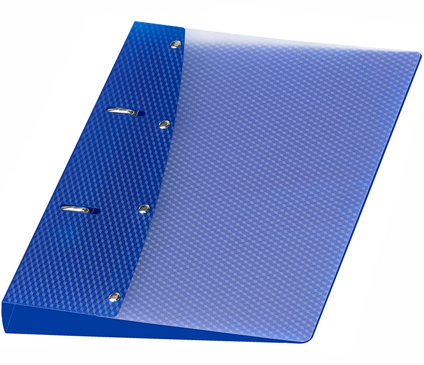 VELOFLEX Diamond 1151450 Ring Binder DIN A5 2-Ring Mechanism 20 mm Polypropylene Solid Plastic Blue Pack of 1