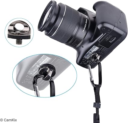 Correa de muñeca y cordón para cámaras DSLR y compactas – Extra Fuerte y Duradero – Cómodo Brazalete de Neopreno – Ajuste Ajustable – Pinza de ...