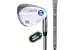 Alvo Golf Pro Full Face Golf Wedges for Men, 52/56/60 Degree - Right Hand CNC Milled Spin Wedges with Precision, Forgiveness - Pitching Wedge, Gap Wedge, Sand Wedge, Lob Wedge, wedge set - Set/Singles