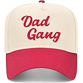 Dad Gang Vintage Trucker Hat | Classic Retro Hat for Dads | Premium Snapback Hat for Men
