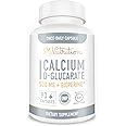 Calcium D-Glucarate 500mg 90 Vegetarian Capsules (3-Month Supply) CDG for Liver Detox & Cleanse, Weight Loss, Prostate, Metab