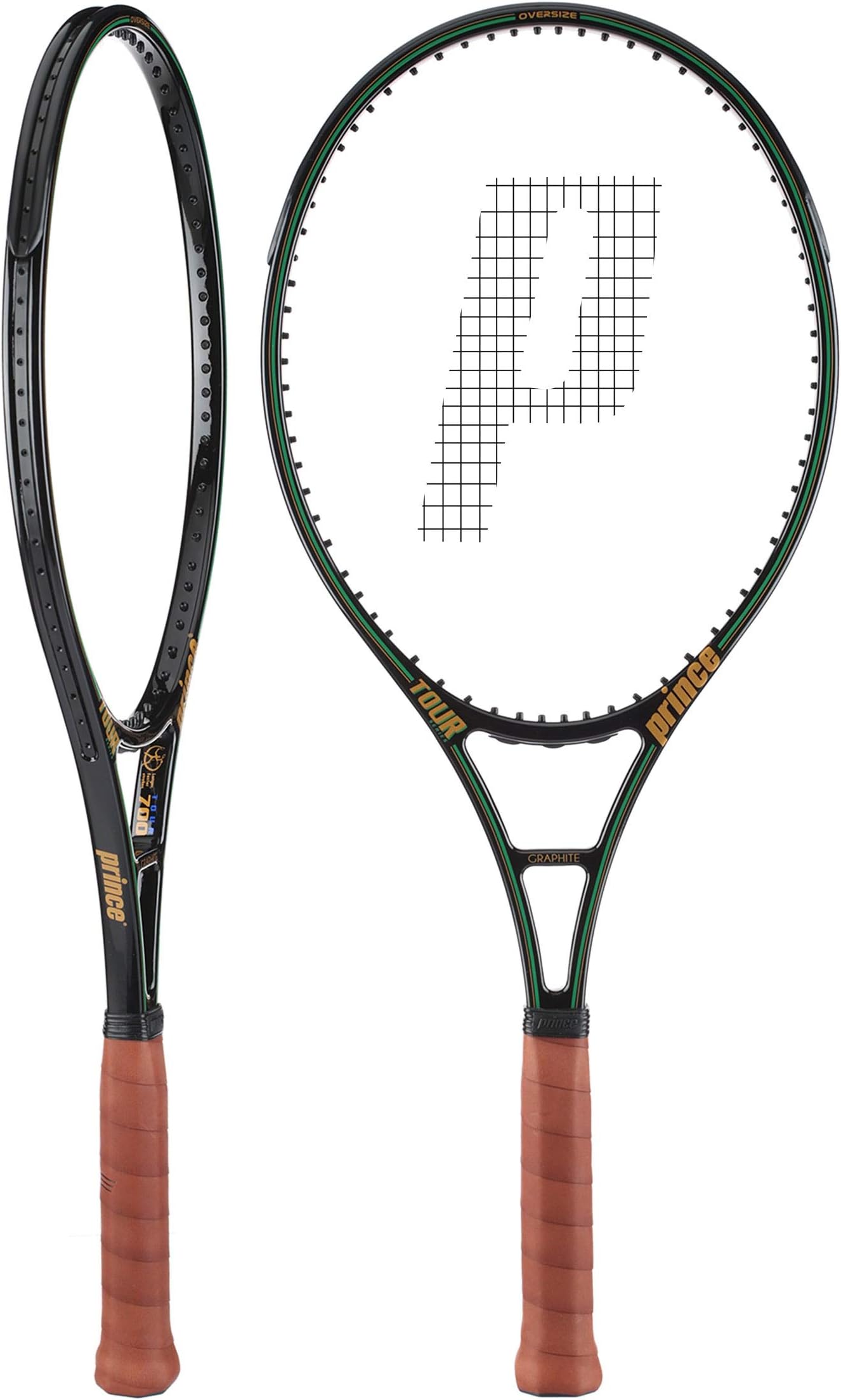 Prince Calfskin 7T5211923 Orginal Graphite OS Tennis Racket