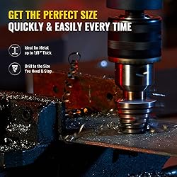 ZELCAN Cobalt Added M35 Step Drill Bit, Spiral Step