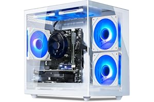 Qehi Prebuilt Tower Gaming PC Gamer Desktop Computers, Core i7 Processor |16G Memory | 256G SSD, GT730 2G Graphics, Gaming & 