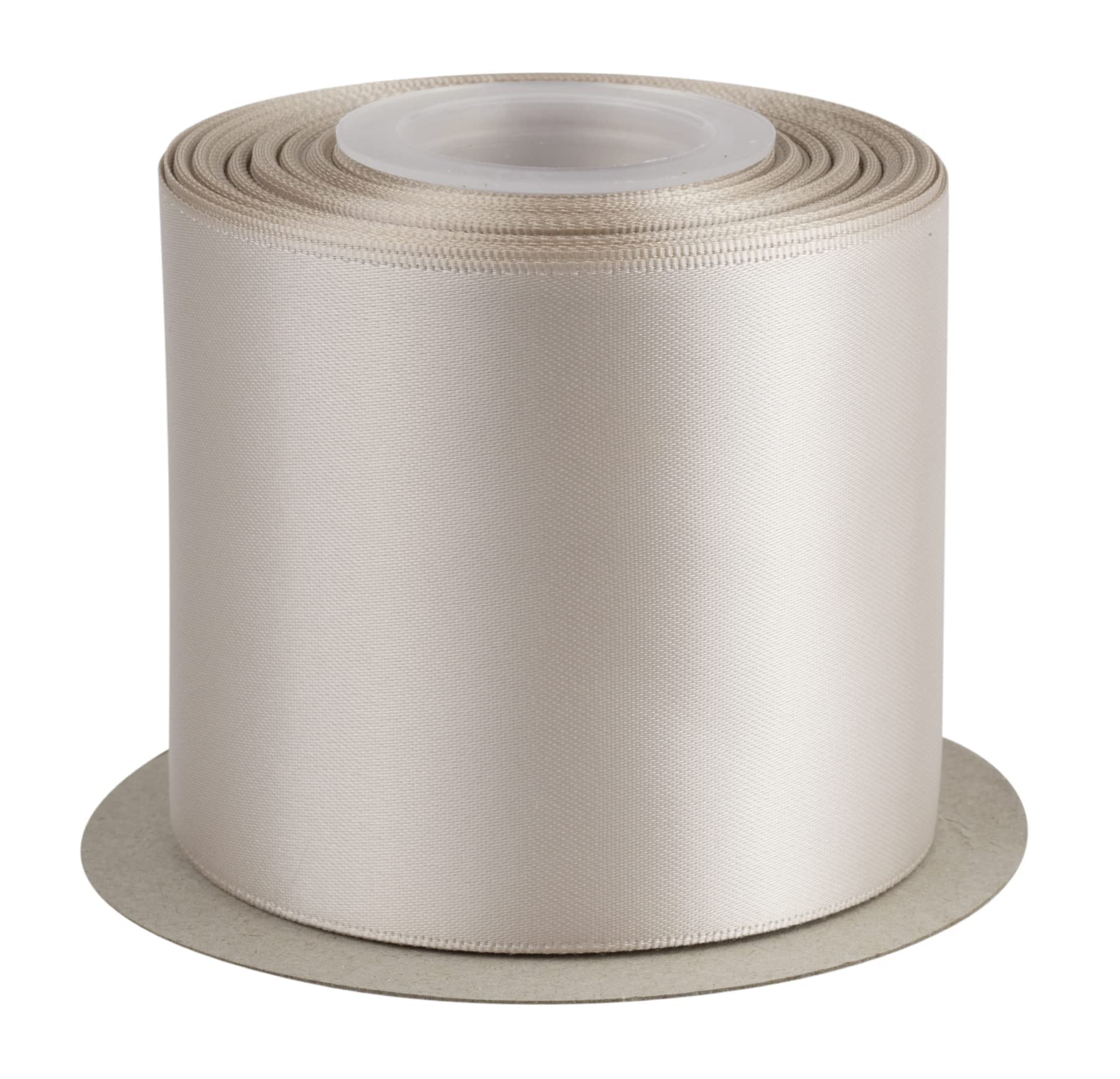 AVANAVA 75mm Wide Ribbon Double Face Satin Ribbon - 22 Meters (823-Ash)