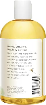 Burt's Bees Baby Bubble Bath Tear Free Wash 12 Oz Bottle view 8