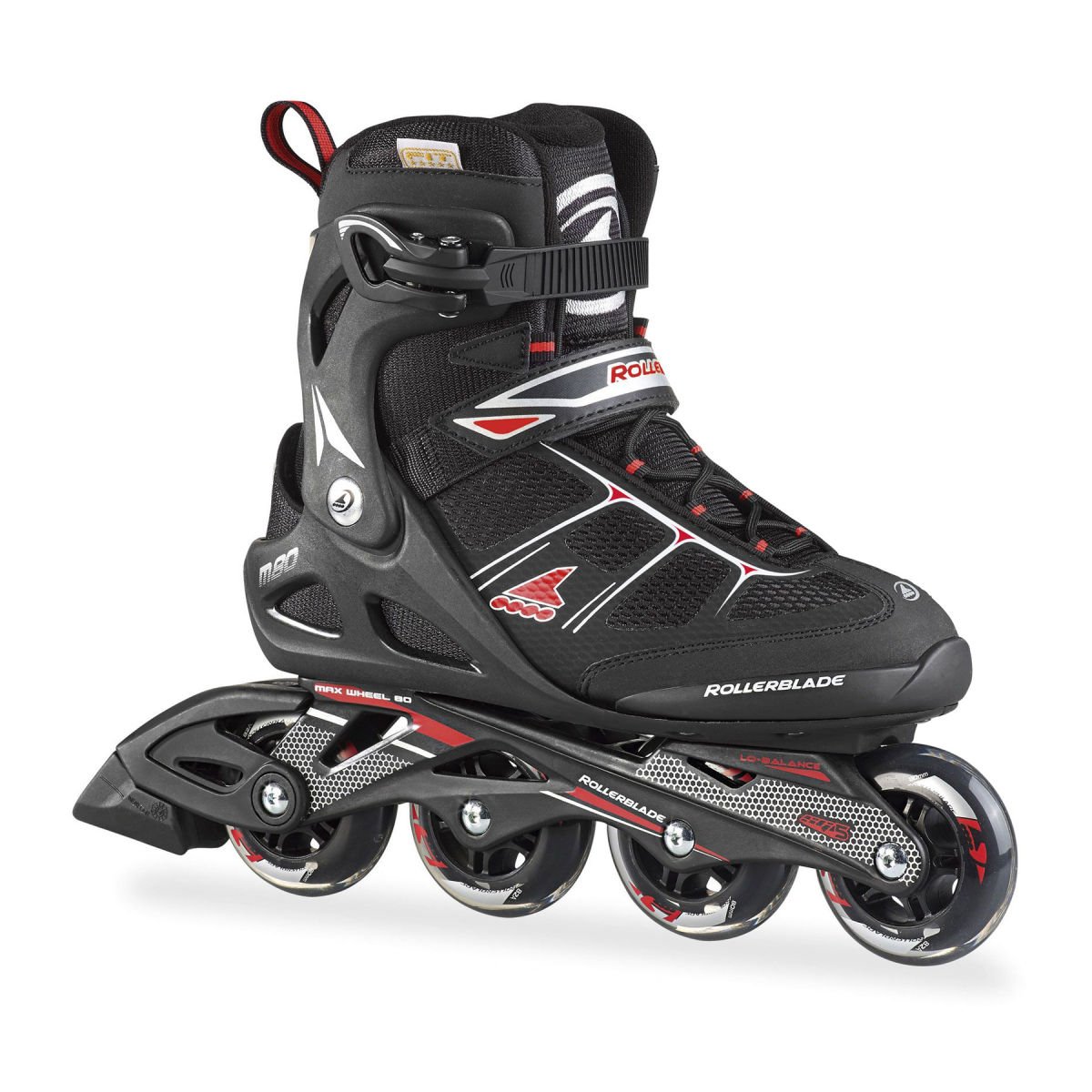 PATINES ROLLERBLADE MACROBLADE COMP NEGRO ROJO