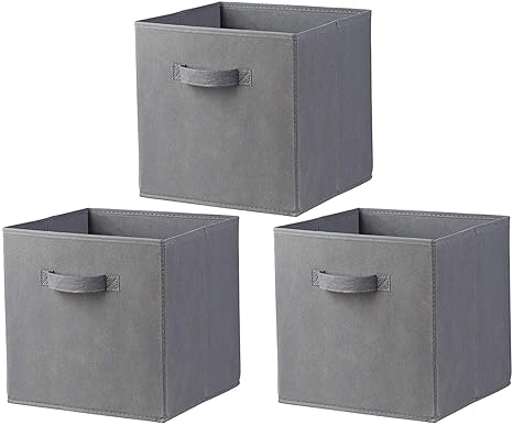House Of Quirk Foldable Cloth Storage Cube Basket Bins Organizer