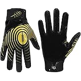 HANDLANDY Youth Football Gloves, Kids Sticky Receiver Gloves,Super Grip Football Glove Best Gift for Boys,Girls