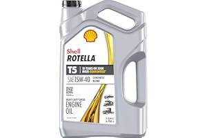 Shell Rotella T5 15W-40 Diesel Engine Oil, 1 Gallon