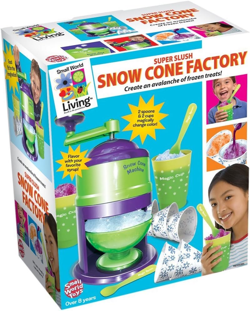 Kids Kitchen Gadget - Ideal Easter Birthday Present Idea - Great Value Children Girls Girl Child - Super Slush Snow Cone Factory