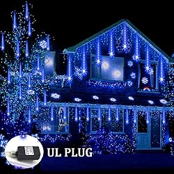 Weepong Meteor Shower Lights Outdoor Christmas