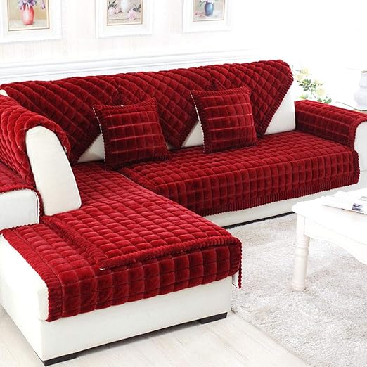 Amazon Com Plush Sofa Slipcover Thicken Sofa Cover For Dog Pet