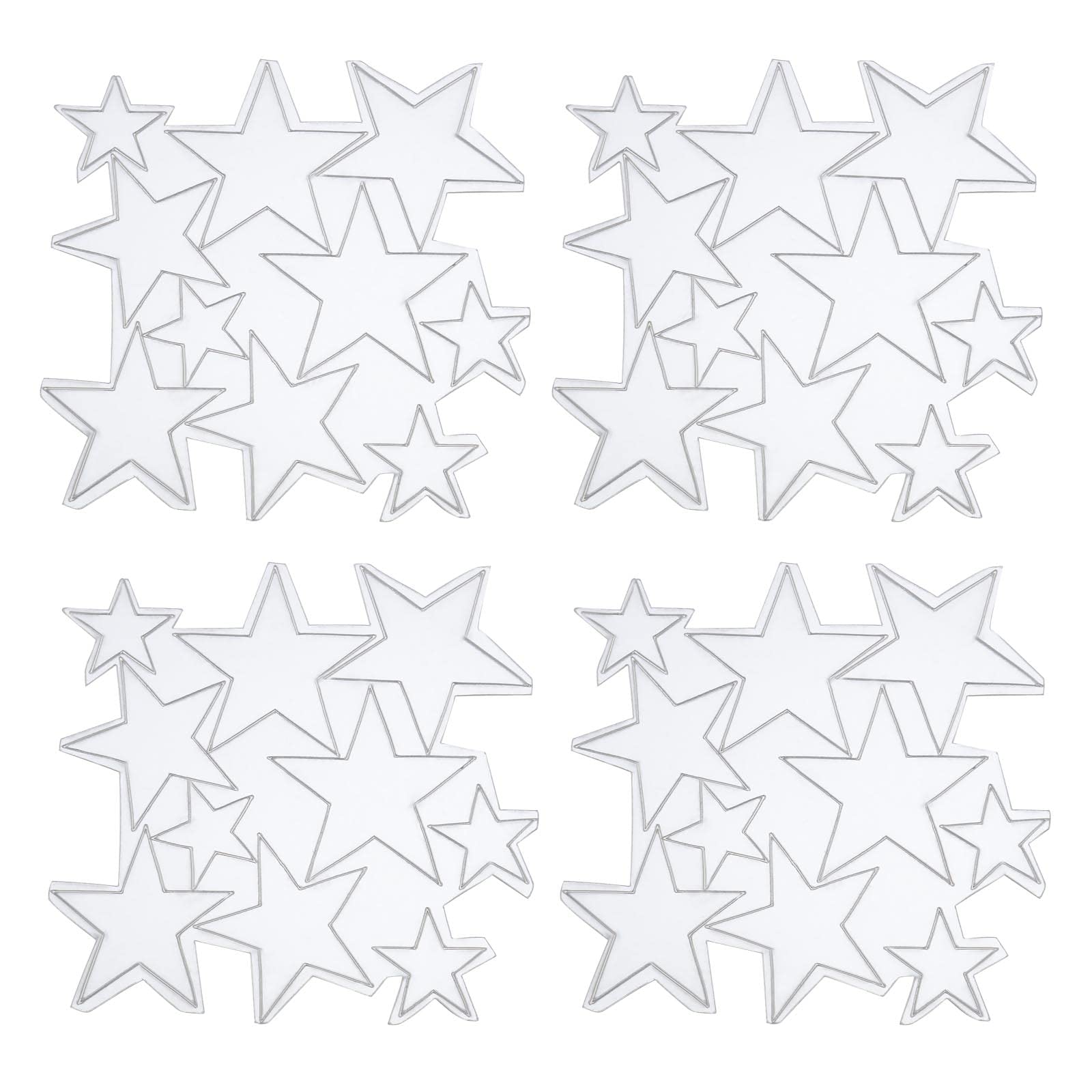 VGOL 80pcs Star Mirror Stickers Acrylic Removable Pentagram Mirror Wallpaper 3D DIY Wall Decals for Living Room Bedroom Home Wall Art Decor