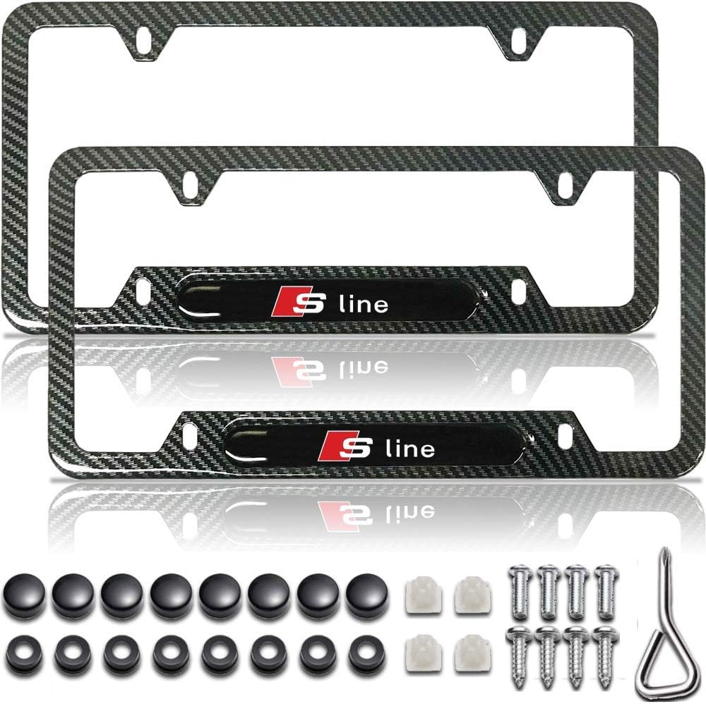 Gloss Black License Plate Frame,Audi Accessories Black License Plate