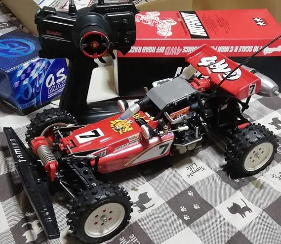 Amazon タミヤ1 10rc ホットショット 07 復刻版 改gp仕様 4wd Os 15cv X ラジコン ドローン 通販