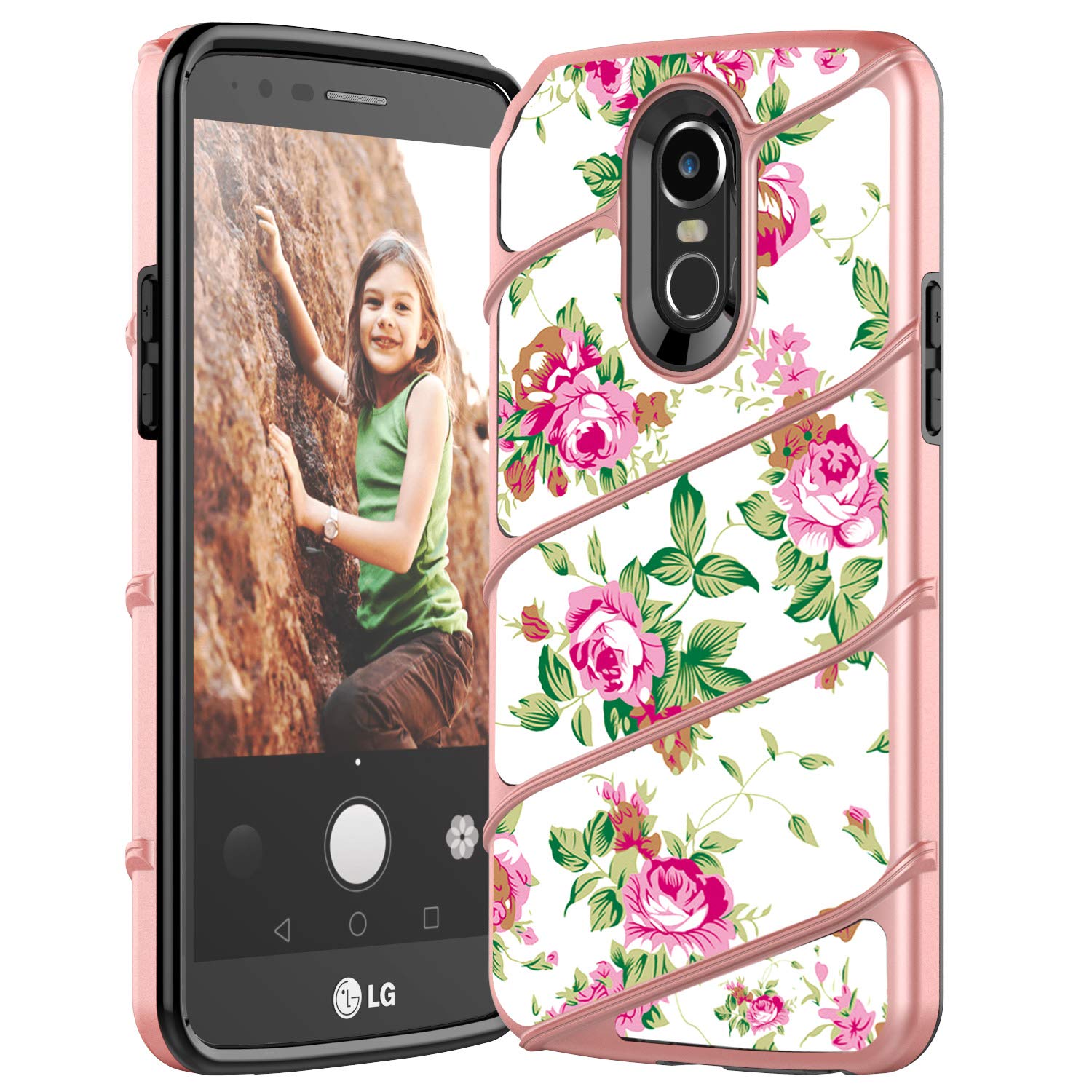 Best flower case lg stylo 3 plus