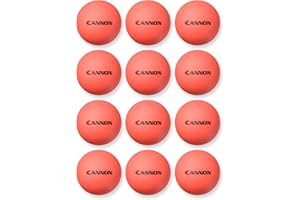 Cannon Sports 12 Pack High-Bounce Handballs - Bulk Pack for Training, Games, Recreational Sports, and Fetch Play - Durable Ru