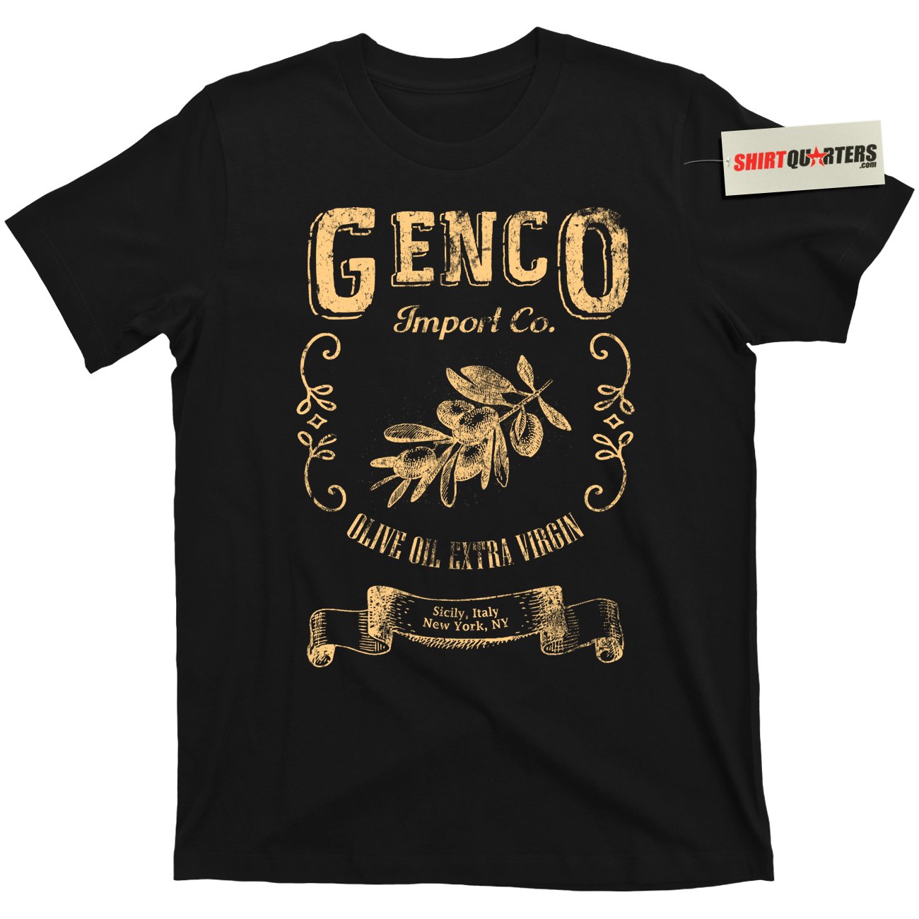 Genco Olive Oil Company The Godfather Don Vito Michael Corleone Mob Tee