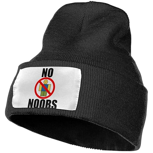 Amazon Com Enghuaquj Roblox No Noobs Knitted Hat Cap Beanie Black - image unavailable