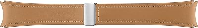 Samsung Galaxy Watch D-Buckle Hybrid Eco-Leather Band Camel Wide M/L