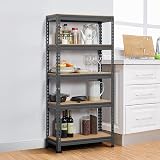 Yaheetech 2 Pack 5 Tier Heavy Duty Shelving 750kg Capacity 140x30x150cm view 8