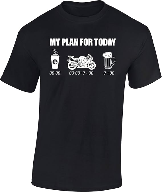 camiseta café moto cerveza