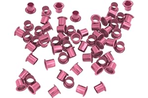 HolsterBuilder Kydex Rivets Eyelets, 8-8 1/4" Multicolored Grommet Eyelets for Tactical Holster Making, Knife Sheath Crafting, Fasteners for Custom DIY Kydex Projects (Set of 50)