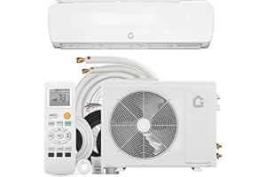 GarveeHome 12000 BTU Mini Split AC/Heating System, 19 SEER2 6-in-1 Inverter Split System Air Conditioners, Ductless Heat Pump Wall Mount AC Unit Cool Up to 750 Sq. Ft, Installation Kits, 230V